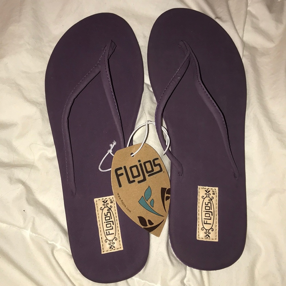 Purple flojo sandals